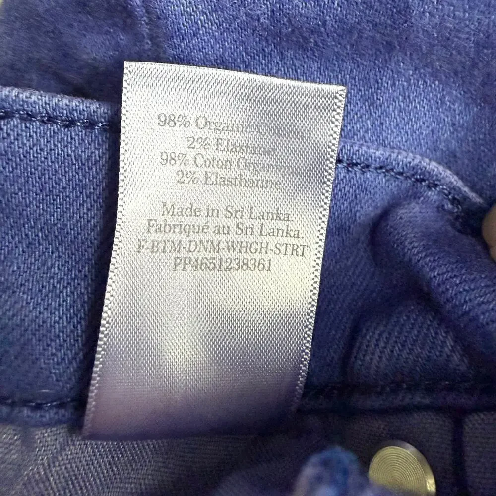 Everlane Tall The Way High Straight Jeans in blue Size 27T